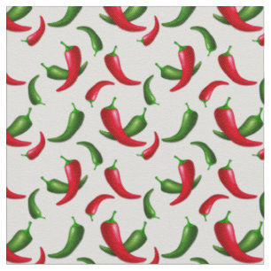 Tissu Chili Pepper Cuisine motif en coton