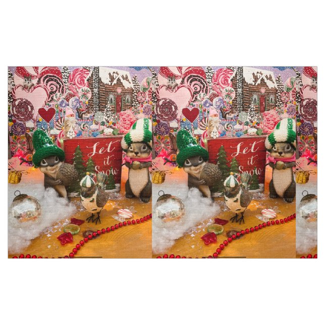 Tissu Chippy Christmas Fun ! (Fat Quarter)