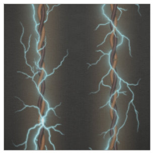 Tissu Choc Électrique Fils Tordus Grunge Industriel