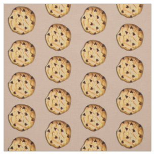 Tissu Chocolat Chip Cookies Cookies Dessert Food Fabric