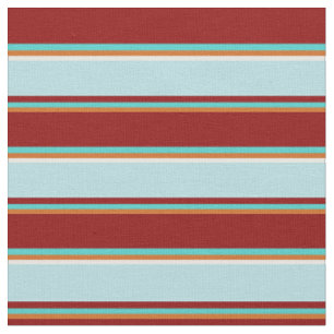 Tissu Chocolat, Turquoise, Rouge foncé, Bleu Poudre, Bl