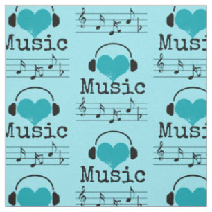 Tissu Choisissez votre amant de musique couleur arrière