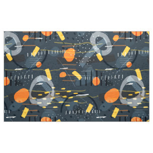 Tissu Chromful Abstract