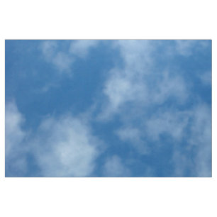 Tissu Ciel bleu avec nuages photo