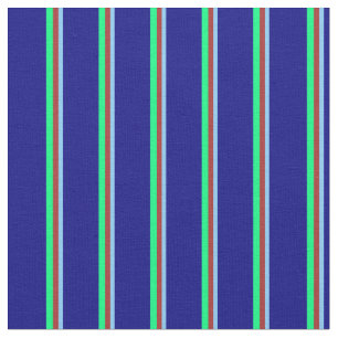 Tissu Ciel clair bleu, Brown, vert et bleu