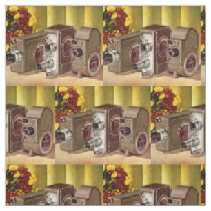 Tissu circa la copie 1950 d'appareils-photo de home