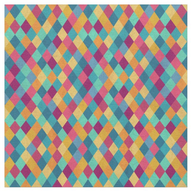 Tissu Circus Multicolor Rhombus (Fermer)