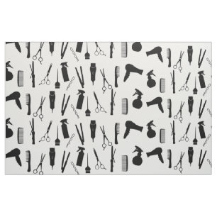 Tissu Ciseaux Coiffeur Styliste Salon Outils Comb Motif