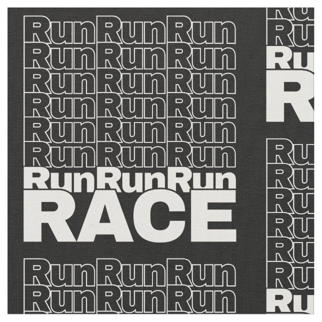 Tissu Citation de course en cours de course motivationne (Fermer)