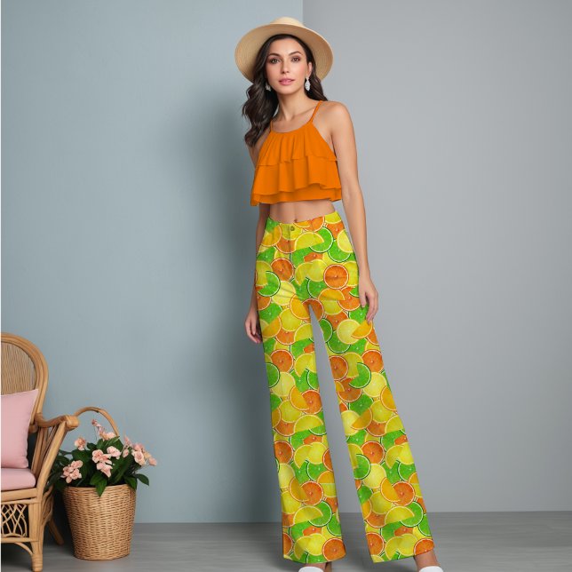 Tissu Citrons, citrons et oranges (Créateur téléchargé)