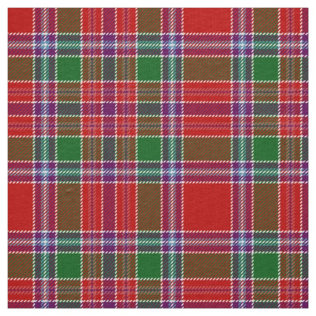 Tissu Clan écossais Burrell Tartan Plaid (Échantillon)