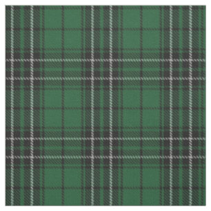 Tissu Clan MacLean chassant le tartan écossais noir ver
