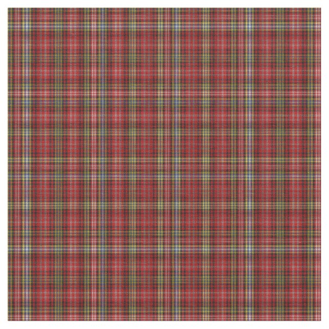 Tissu Clan Ogilvy Tartan Plaid Motif (Fermer)