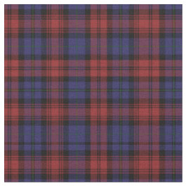 Tissu Clan Plaid MacLachlan Tartan Purple Black Check