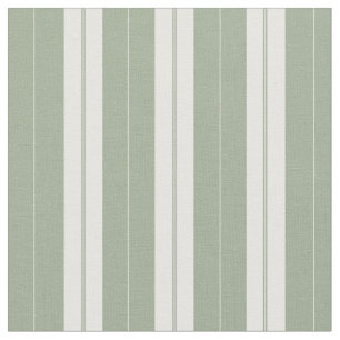 Tissu Classic Elegant Sage Green Français Ticking Stripe