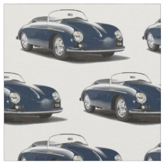 Tissu classique bleu de voiture de sport