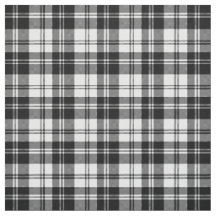 Classique moderne tartan Noël plaid noir blanc