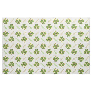 Tissu Clover et nom irlandais St. Patrick's Day personna