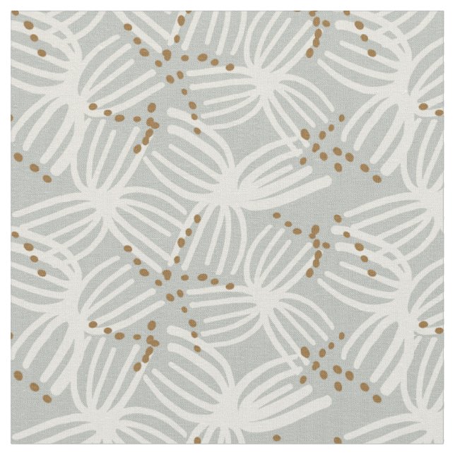Tissu Coastal minimalist bohemian abstract - dusty blue (Fermer)