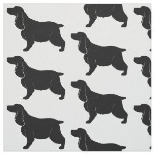 Tissu Cocker anglais en silhouette