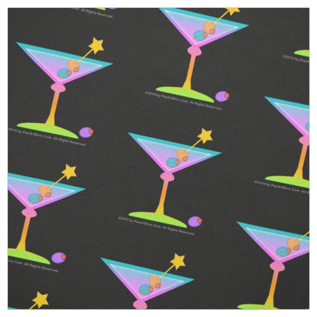 TISSU - COCKTAIL DE MARTINI D'ARC-EN-CIEL (Échantillon)