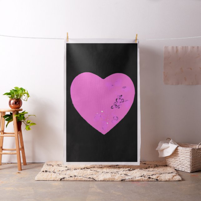 TISSU COEUR ROSE (In Situ)