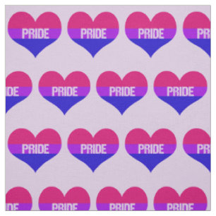 Tissu Coeurs bisexuels d'amour de fierté