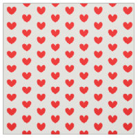 Coeurs d'amour blanc rouge à motifs
