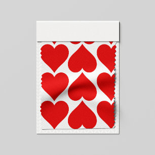 Tissu Coeurs rouges Motif, Romantique, Amour