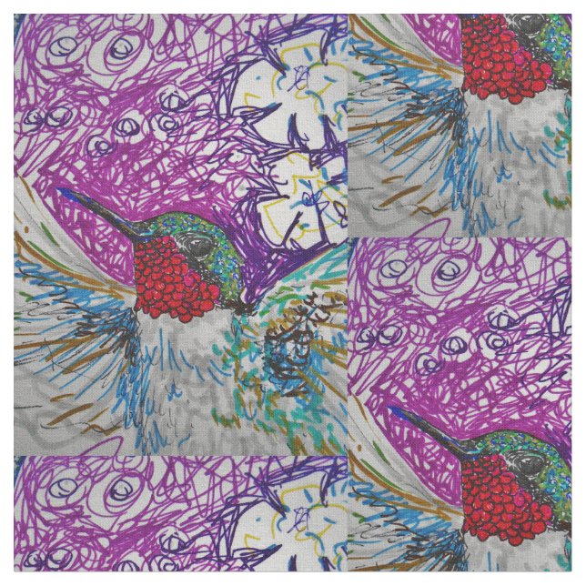 Tissu Colibri (Fermer)
