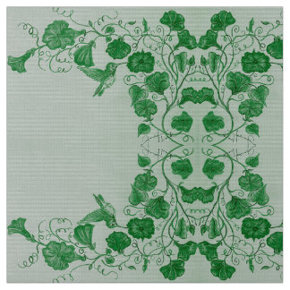 Tissu Colibri vert de mars