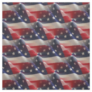 Tissu Collage des drapeaux Abstraits patriotiques