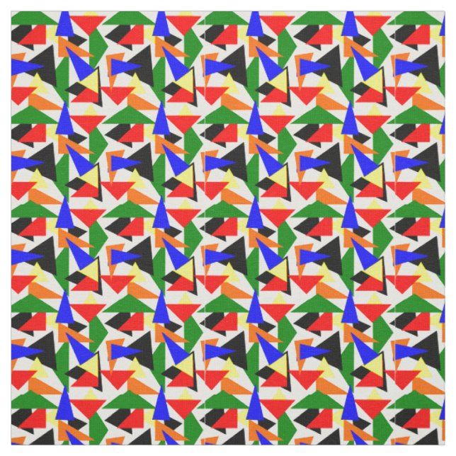 Tissu Collage triangulaire (Échantillon)