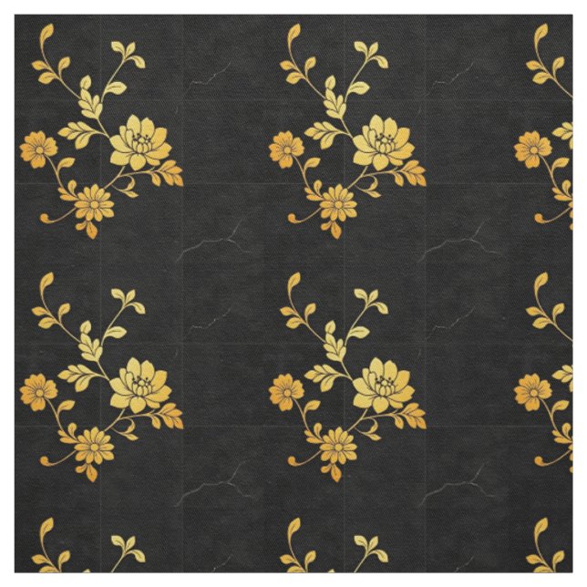 Tissu Collection florale tendance luxe élégant (Échantillon)