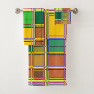Tissu coloré des Caraïbes Madras Tartan