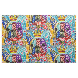 Tissu Colorful Boston Terrier Pop Art Fabric