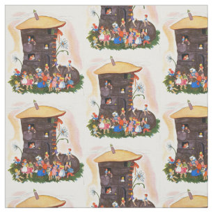 Tissu Comptine