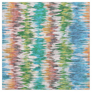 Tissu Conception abstraite rétro rayée dans le style Ika