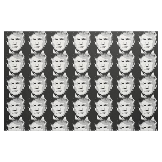 TISSU CONCEPTION DE BLOC DE DONALD TRUMP (Fat Quarter)