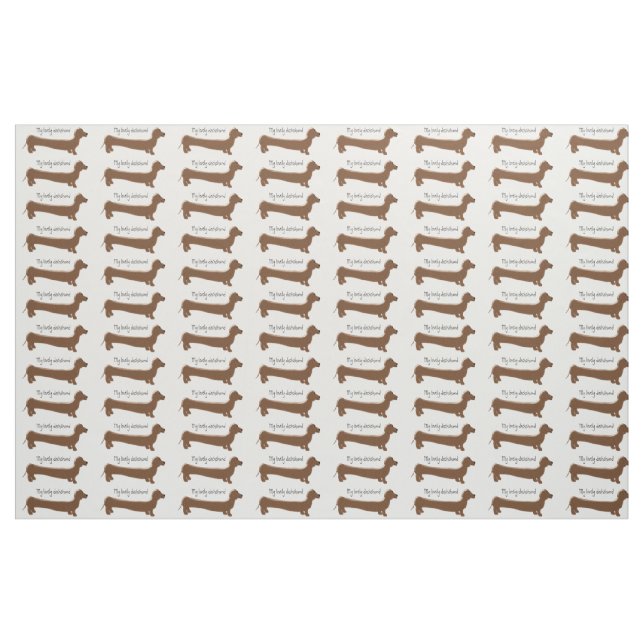 Tissu Conception de chien de teckel (Yard)