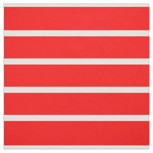 Tissu Conception de rayures rouges et blanches