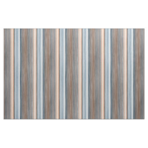 Tissu Cool Chic Brown Bleu Aquarelle Bleu Grille Motif