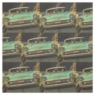 Tissu Copie 1957 de Bel Air de Chevy