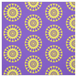Tissu Copie abstraite audacieuse de motif de mandala