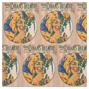 Tissu copie de couverture d'affiche du théâtre de Coha