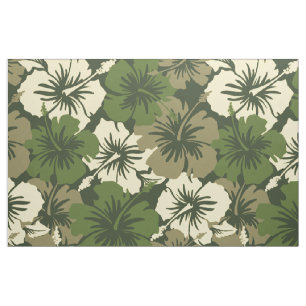 Tissu Copie florale hawaïenne de chemise de ketmie