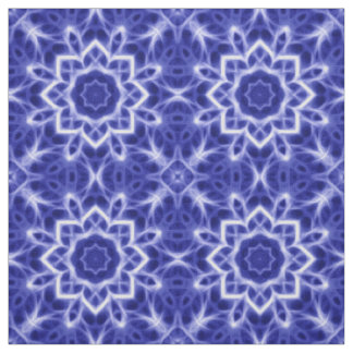 Tissu Copie rougeoyante blanche bleue audacieuse de