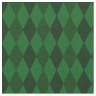 Tissu Copie verte de diamant, diamants en vert