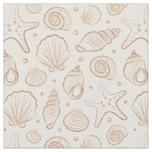 Coquillage de bord de mer Bohème neutre Crème