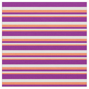 Tissu Corail, Cyan clair et Motif violet